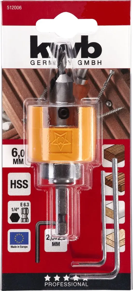 KWB 512006 Hout-spiraalboor 6mm