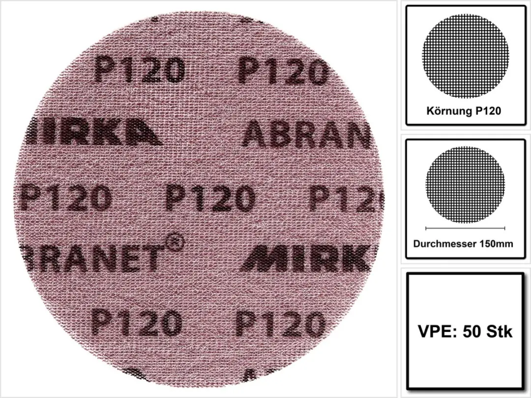 Mirka Abranet Schuurschijven 150mm P120