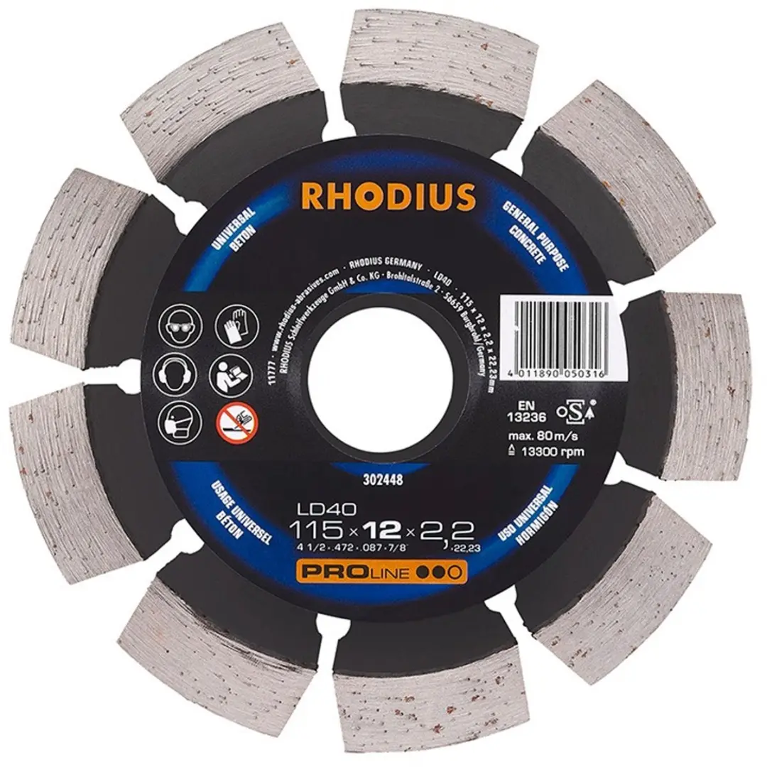Rhodius LD40 115mm Diamantschijf