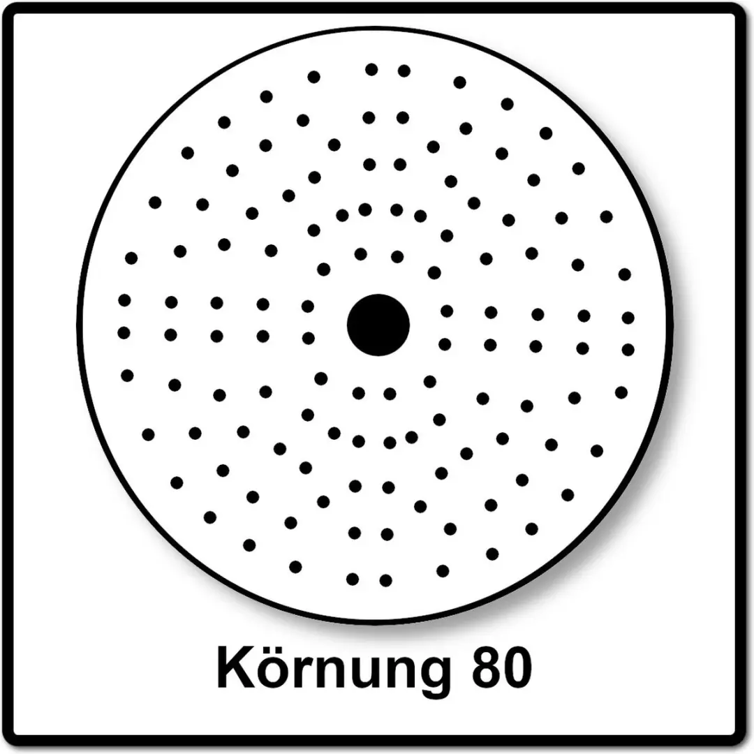 Mirka Iridium 150mm P80 - 100 Stuks
