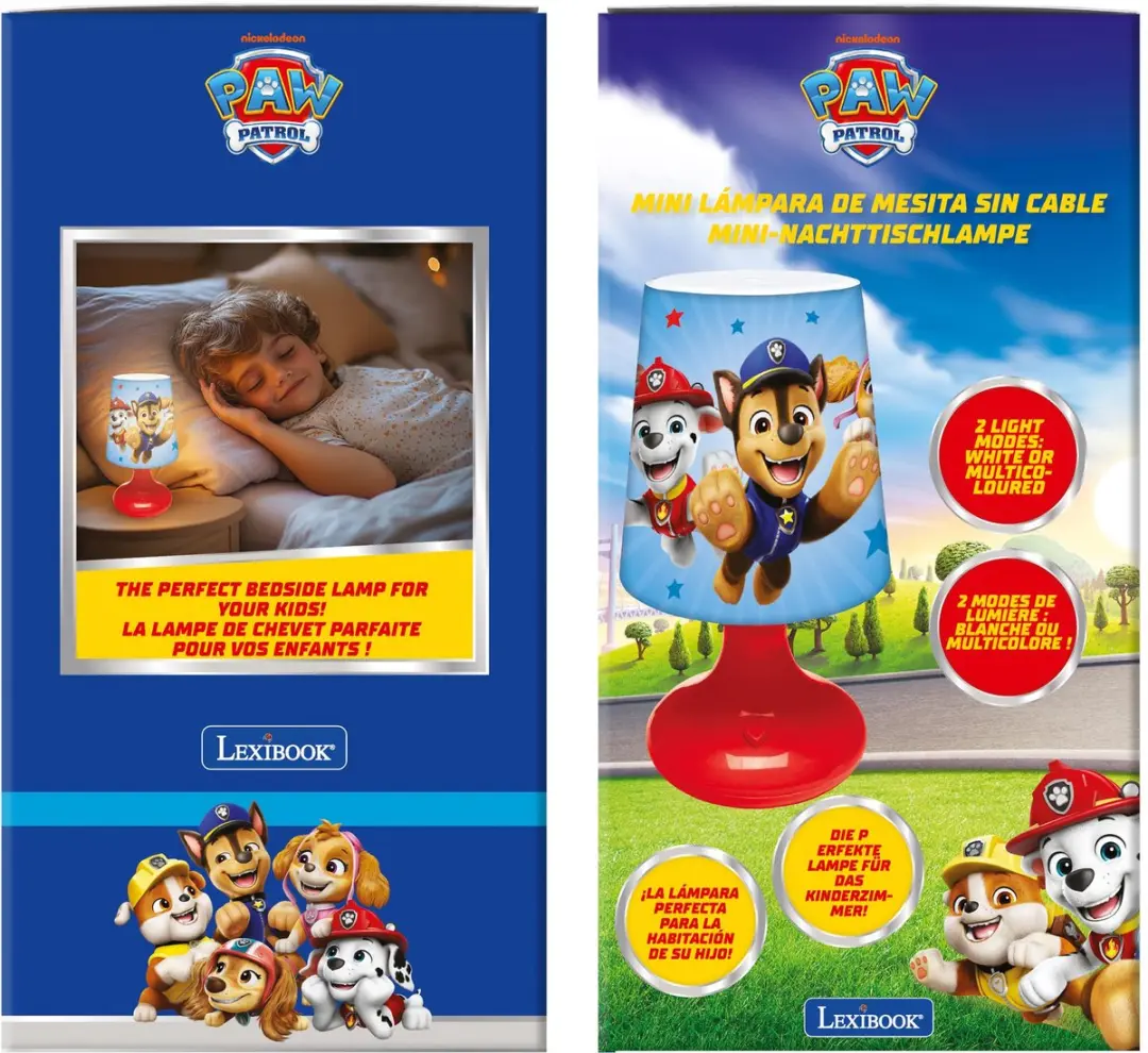 PAW Patrol Draadloze Nachtlamp - Blauw