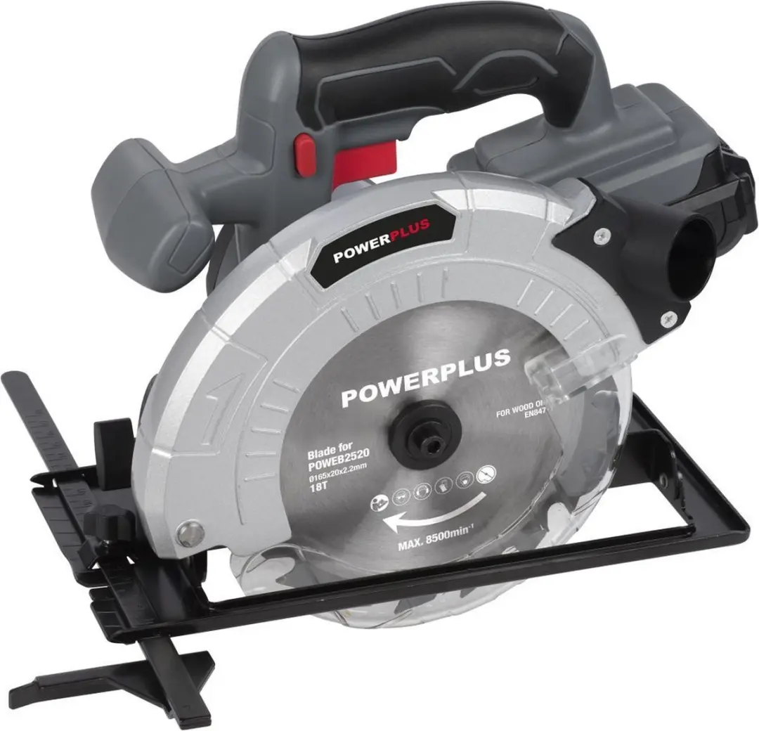 Powerplus POWEBCSS3 Cirkelzaag 18V - 165mm - 3000mAh