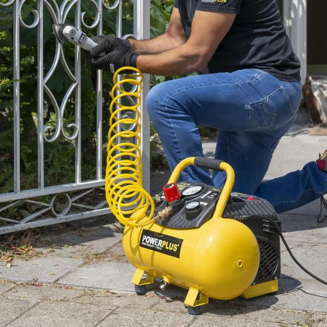 Powerplus POWX1723 Luchtcompressor 1100W 12L