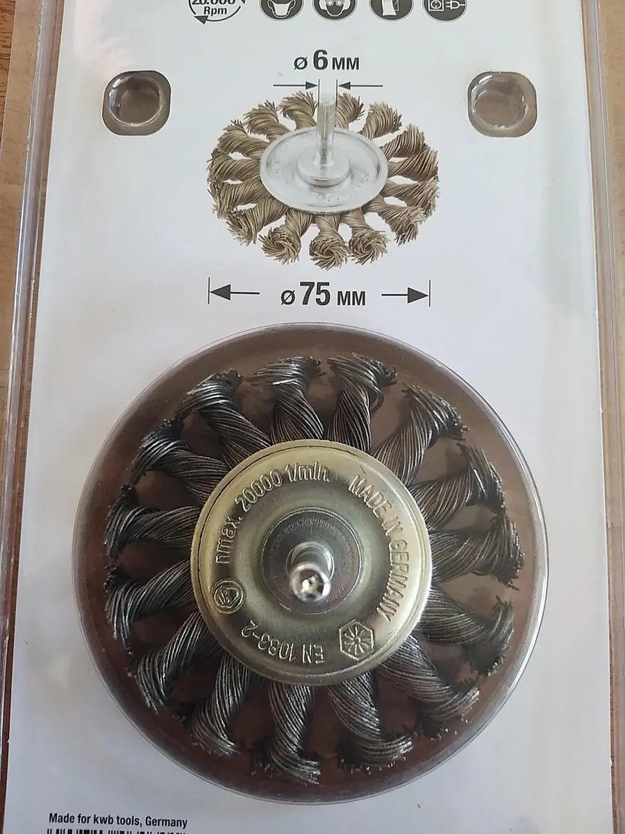 KWB Schijfborstel HSS-staaldraad - Zilver