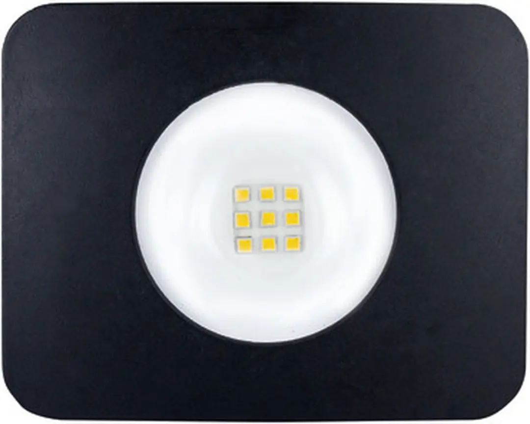 Integral LED Bouwlamp 10W 4000K - 1000lm Mat Zwart IP65