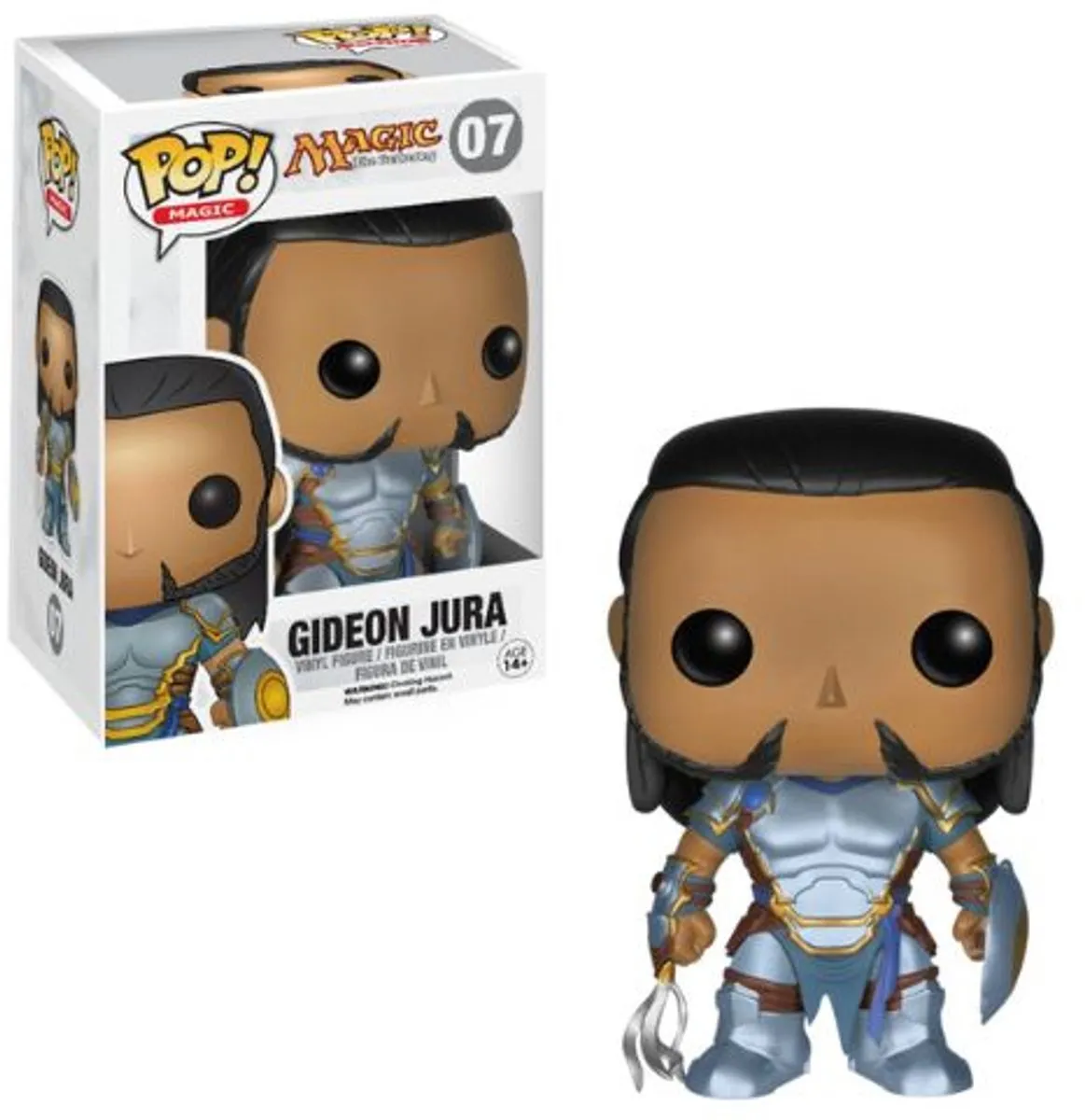 Funko Magic The Gathering POP Bobble Head Gideon Jura - Zilver/Bruin/Zwart