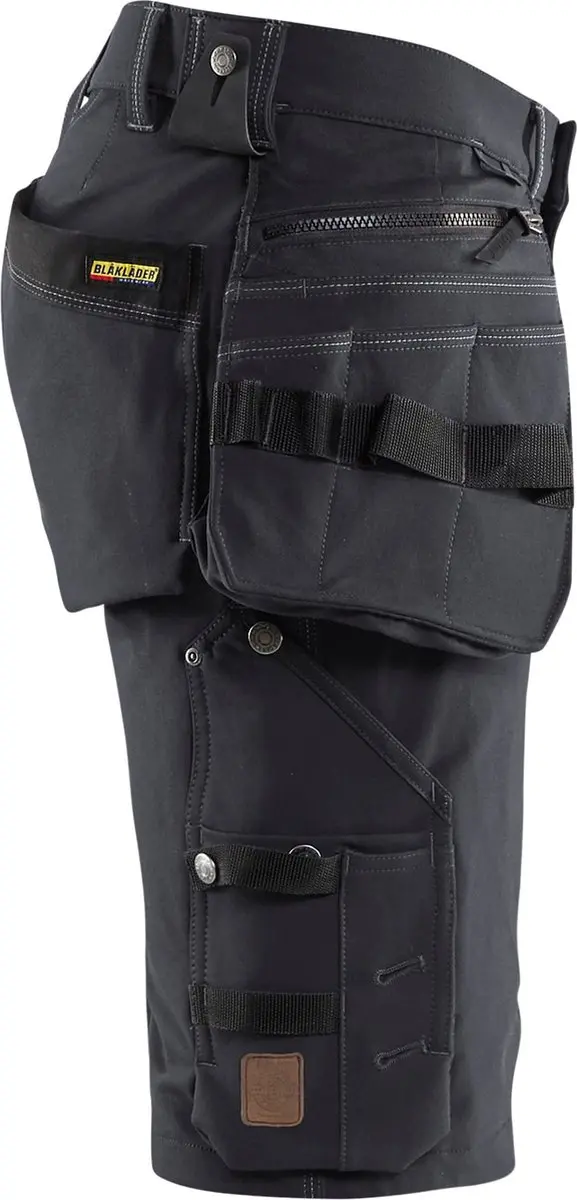 Blåkläder X1900 Short 4-weg Stretch C44 - Donkergrijs/Zwart