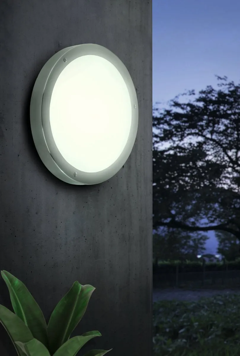 Eglo Vento 1 Wandlamp 3 LED - RVS Wit