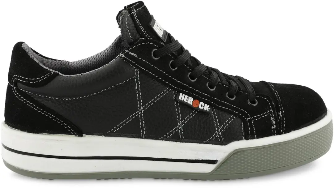 Herock Contrix S3 Lage Veiligheidssneakers SRA - Zwart