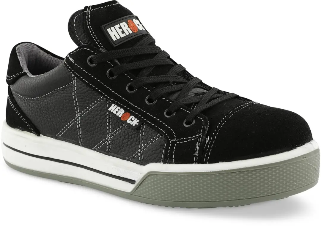 Herock Contrix S3 Lage Veiligheidssneakers SRA - Zwart
