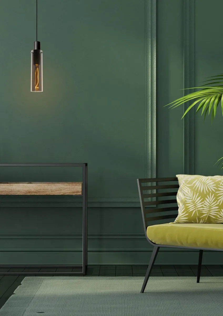 Lucide Orlando Hanglamp Ø10cm - Fumé