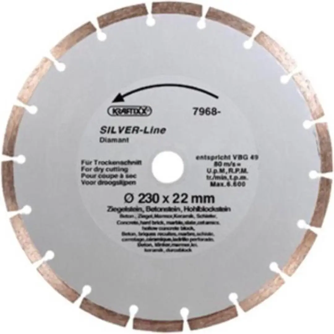 KWB Kraftixx Dia-doorslijpschijf Zilver 125mm - afbeelding 6 van 6
