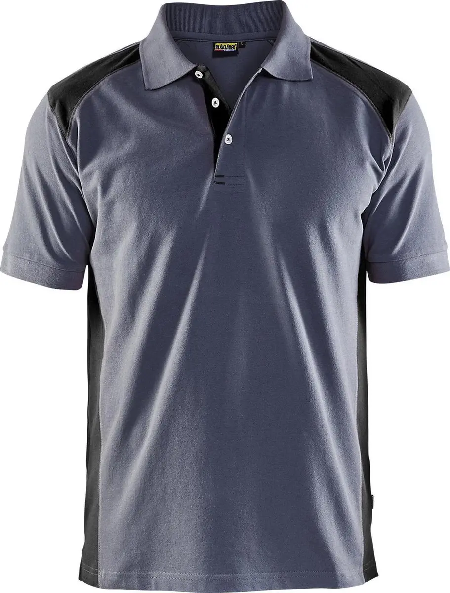 Blåkläder Poloshirt Piqué 3324-1050 - XL - Grijs/Zwart