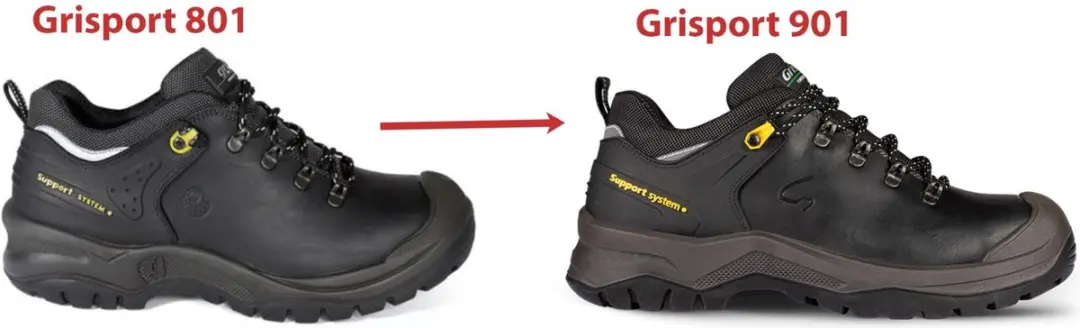 Grisport 801L/901L Werkschoenen S3 - Zwart - Maat 46