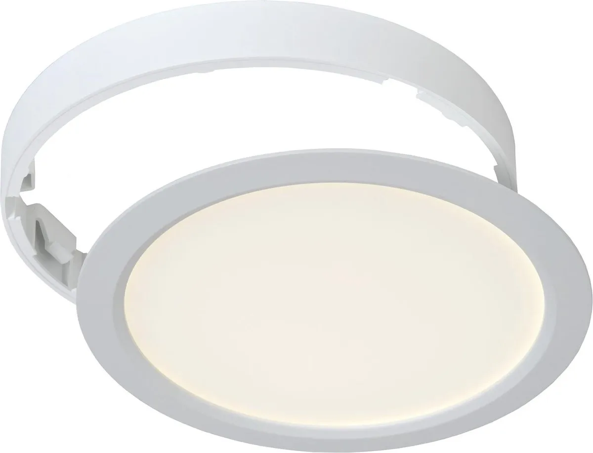 Lucide TENDO-LED Plafondlamp Ø22cm 18W 3000K - Wit