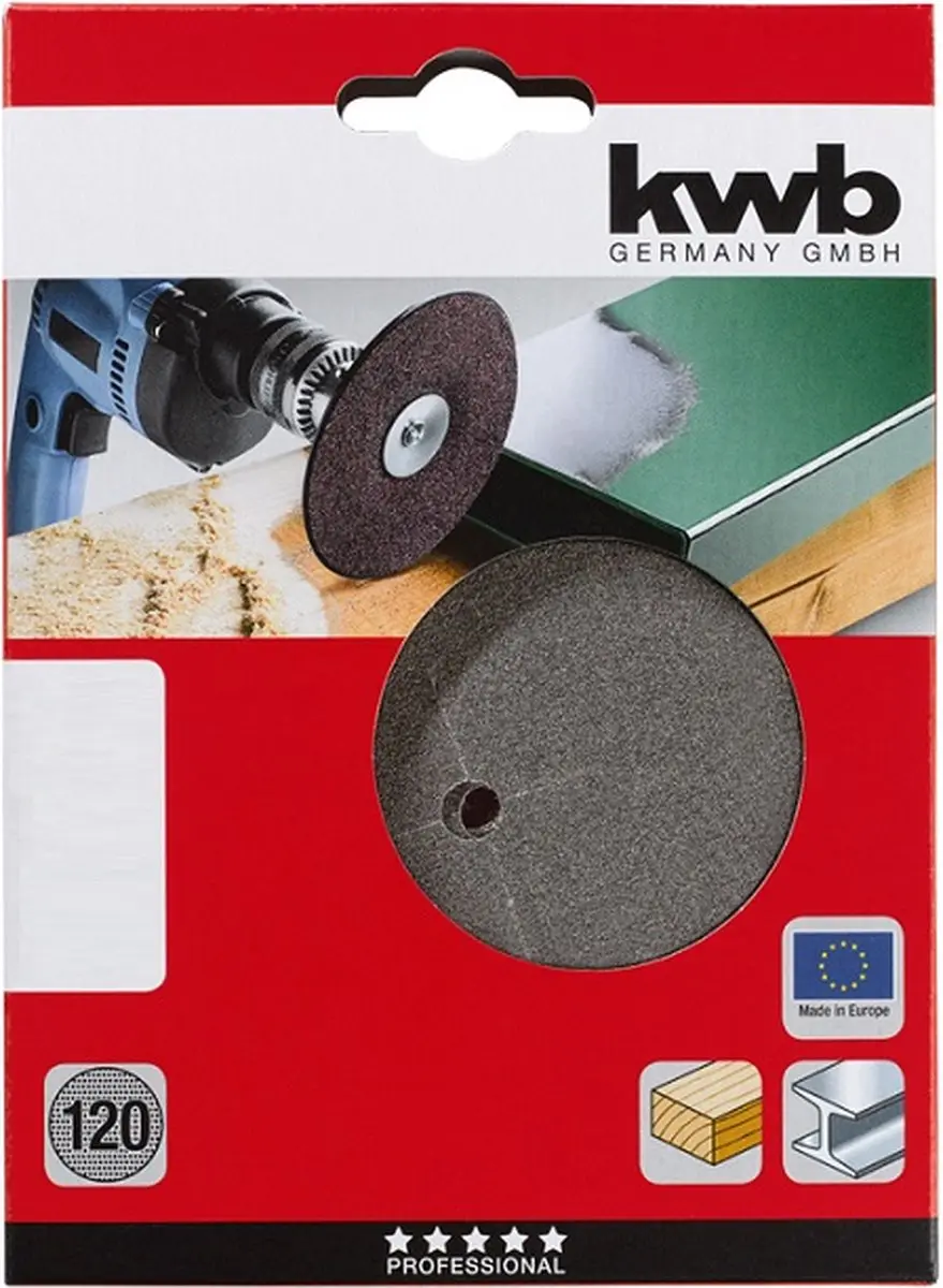 KWB Schuurschijf 125mm K80