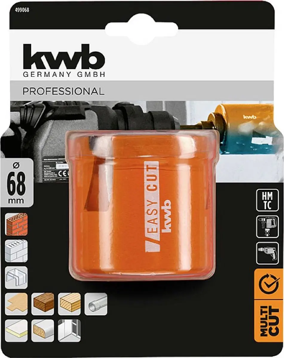 KWB 499068 Gatenzaag 68mm - Metaal