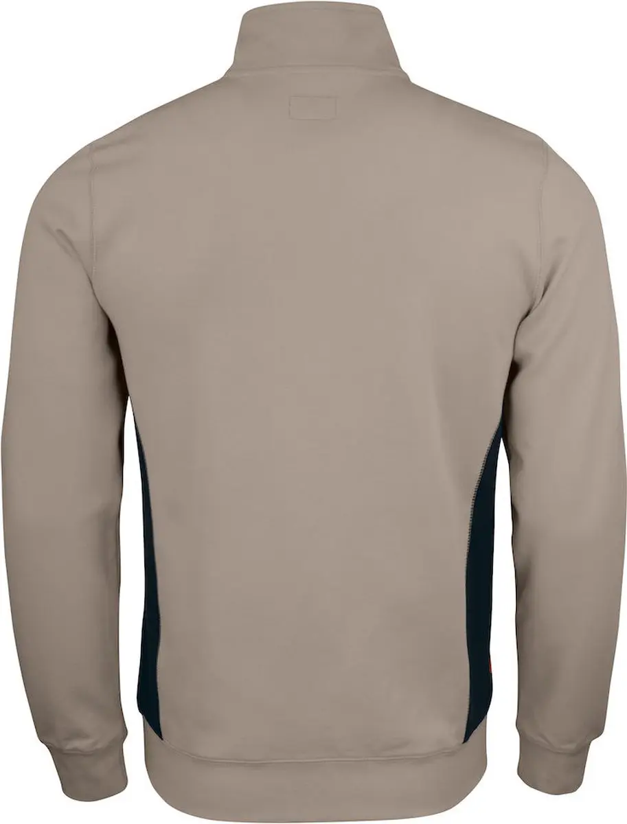 Jobman 5401 Halfzip Sweatshirt M - Khaki/Zwart