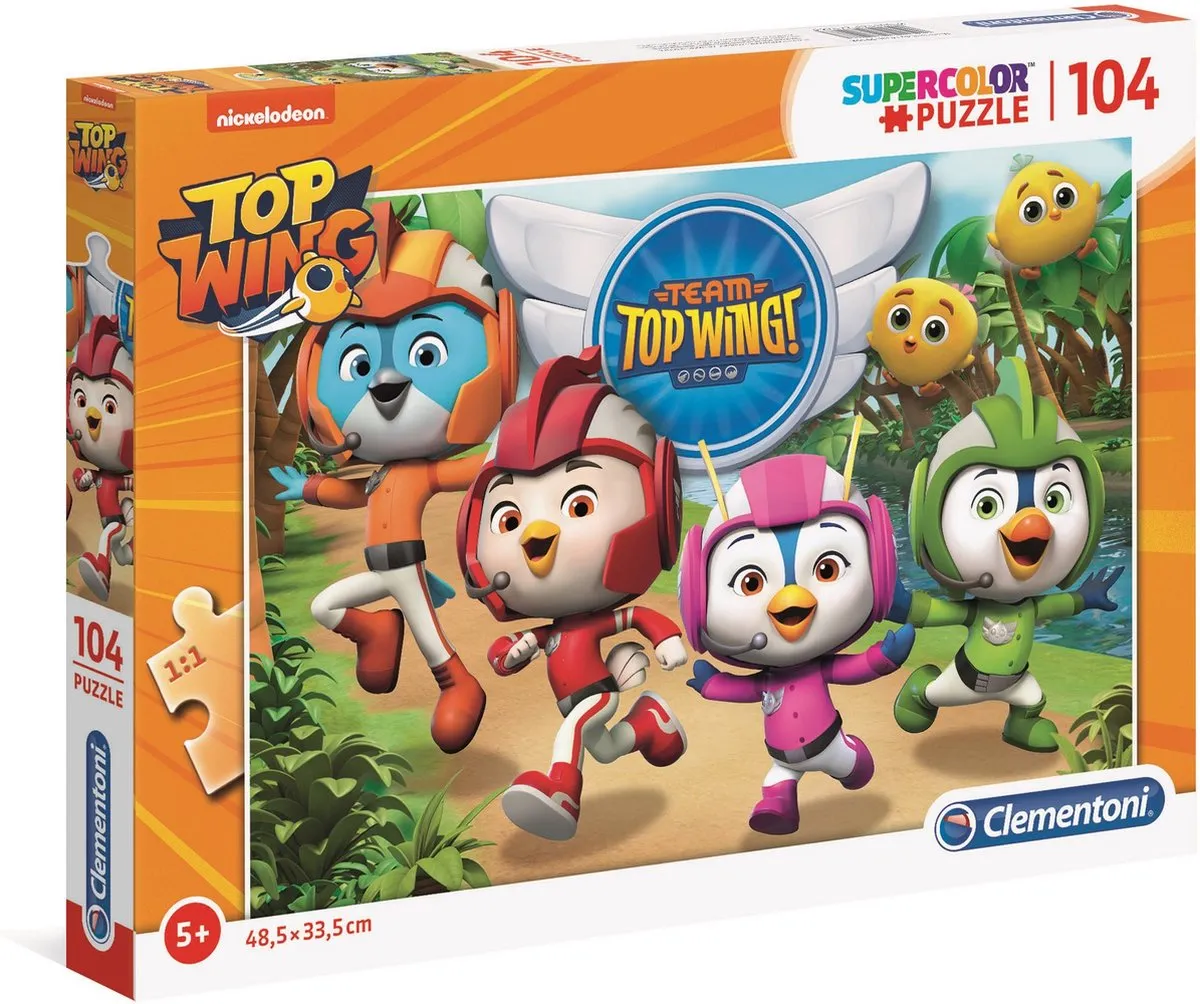Clementoni Top Wing Junior Legpuzzel 104 Stuks - Multicolor - afbeelding 3 van 3