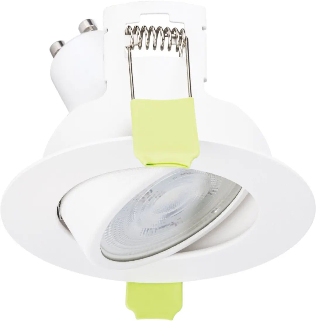 Integral Inbouwspot Wit Kantelbaar 8.5cm - GU10 Fitting