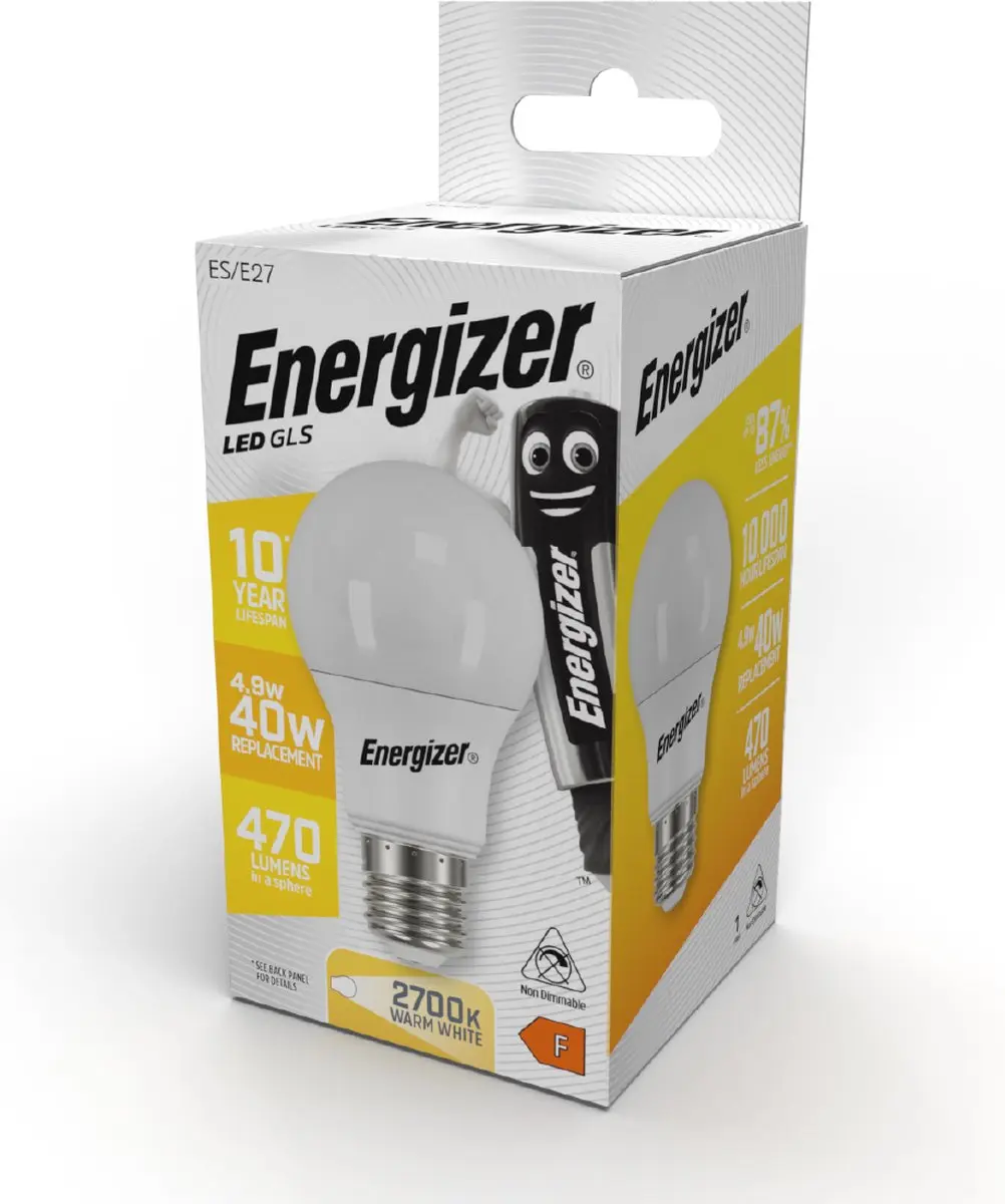 Energizer E27 LED Lamp 5W Warm Wit Mat - afbeelding 6 van 6