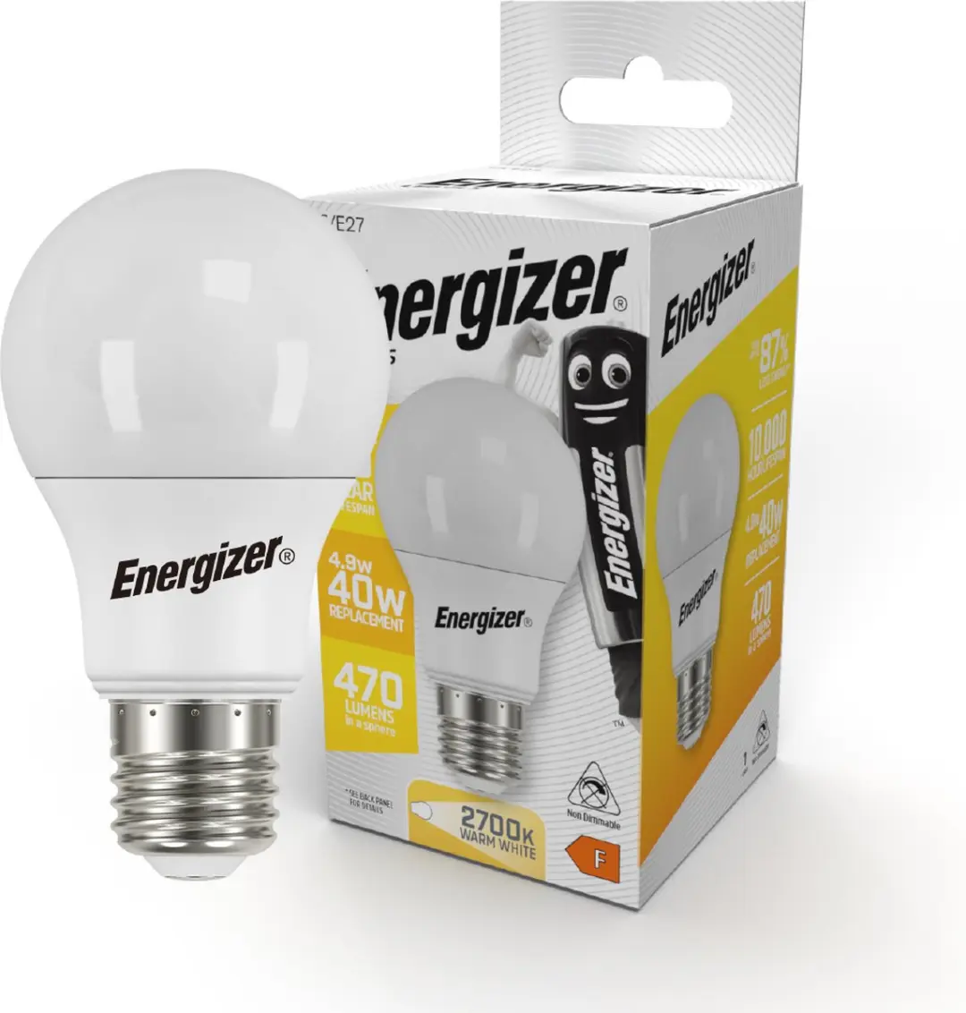 Energizer E27 LED Lamp 5W Warm Wit Mat
