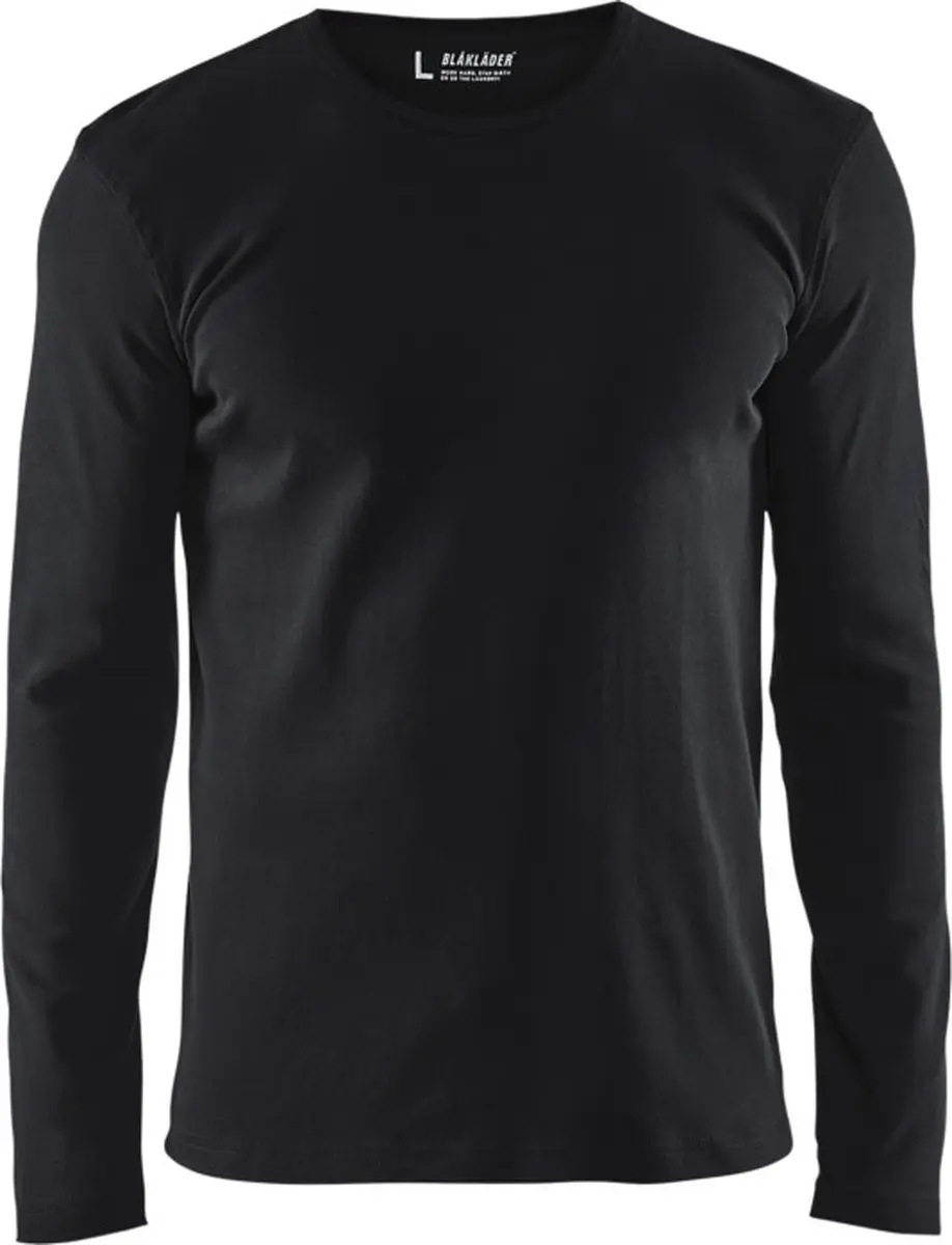 Blåkläder T-shirt Lange mouw 3314-1032 - Zwart - XXL