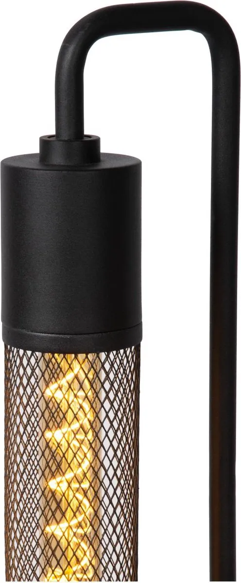 Lucide Calixx Vloerlamp 2xE27 - Zwart