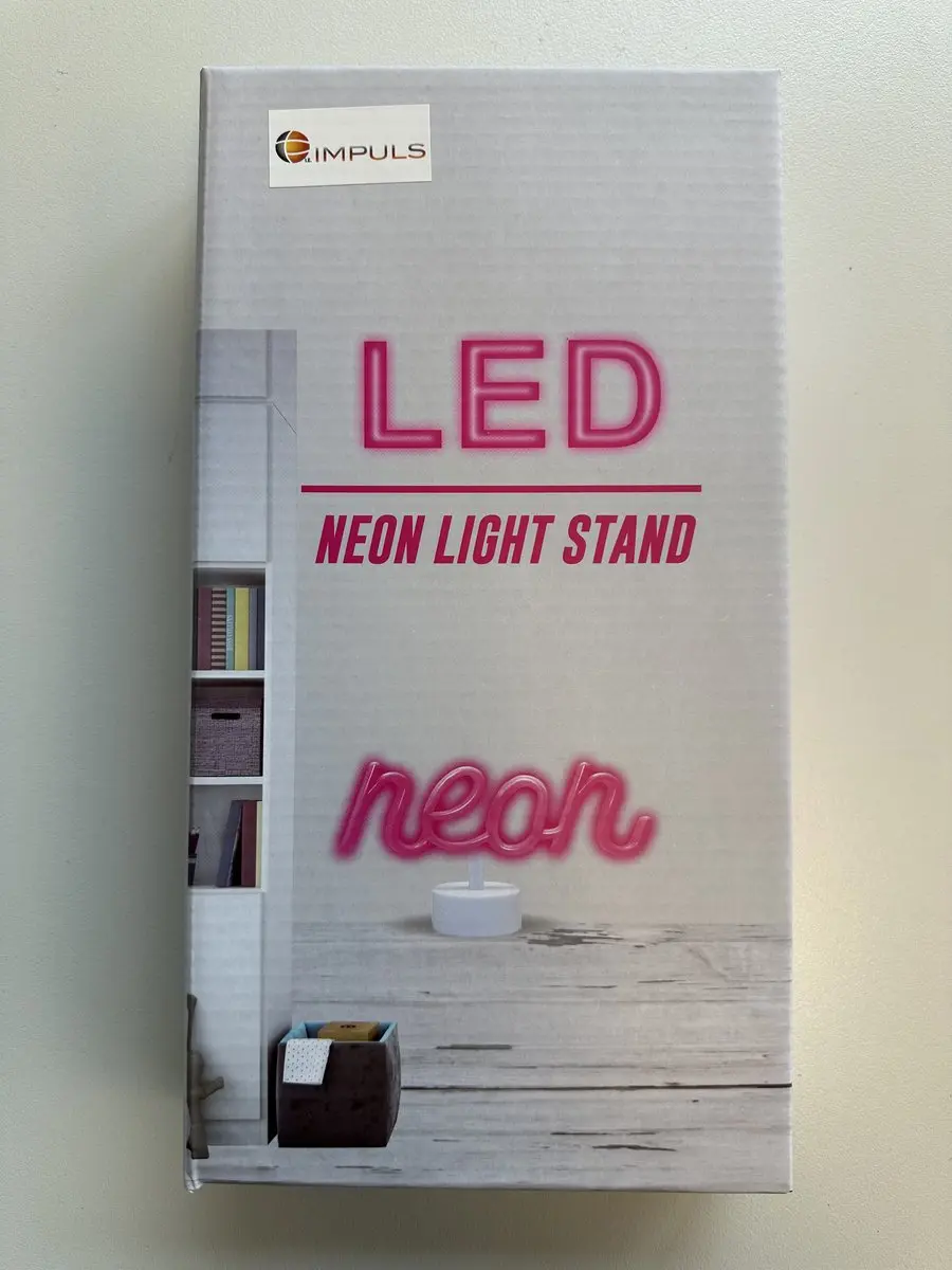 Impuls LED Ananas Neonlamp - 29,5x20x8,5cm - Geel