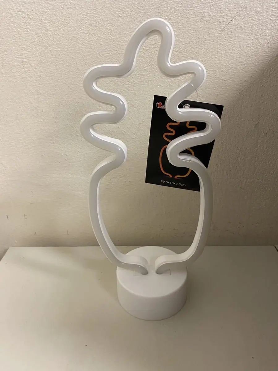 Impuls LED Ananas Neonlamp - 29,5x20x8,5cm - Geel