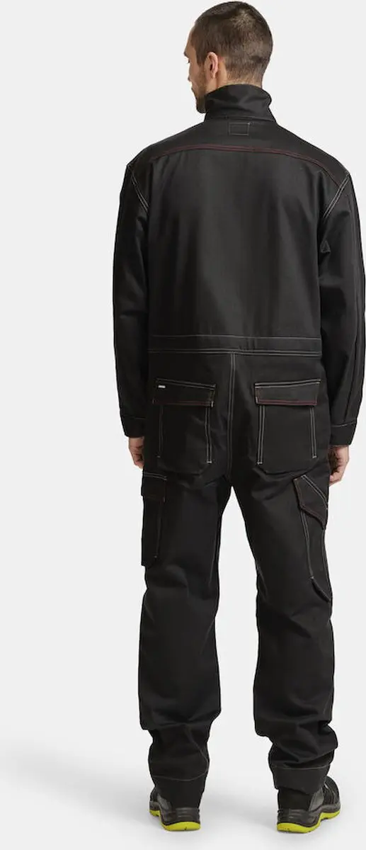Jobman 4037 Overall Flame Retardant 65403714 - Zwart XL