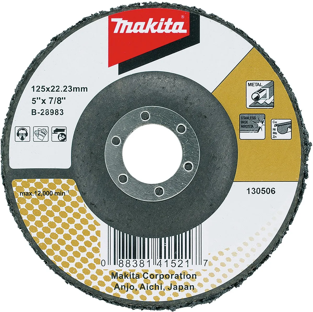 Makita Reinigingsschijf 125mm B-28983