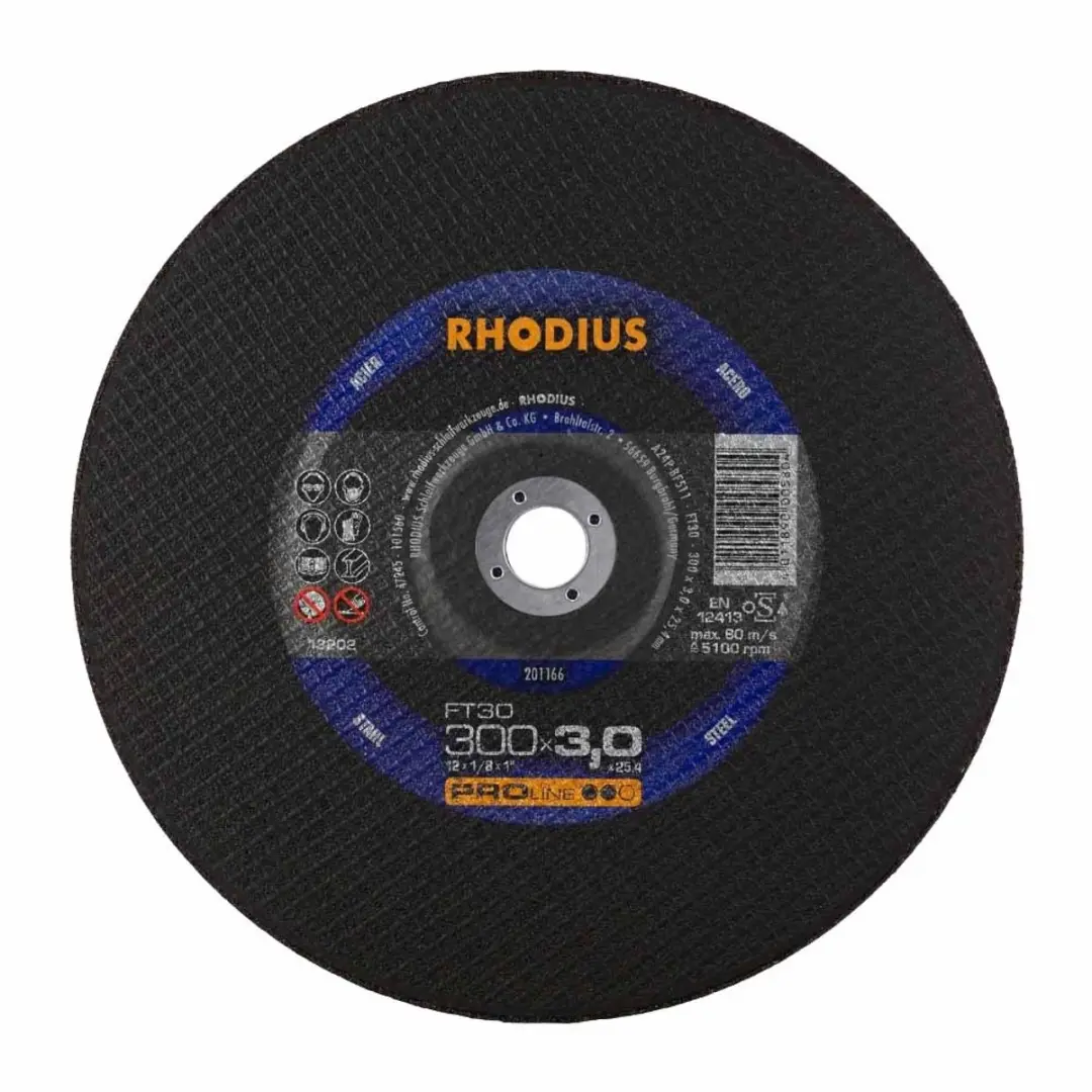 Rhodius Pro Doorslijpschijf Metaal 300x3,0x25,4mm FT30