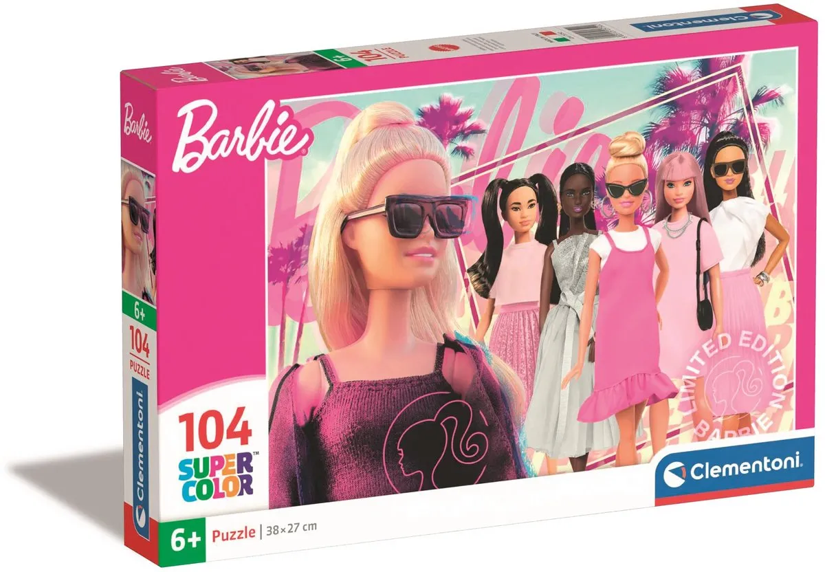 Clementoni Barbie Kinderpuzzel 104 Stukjes
