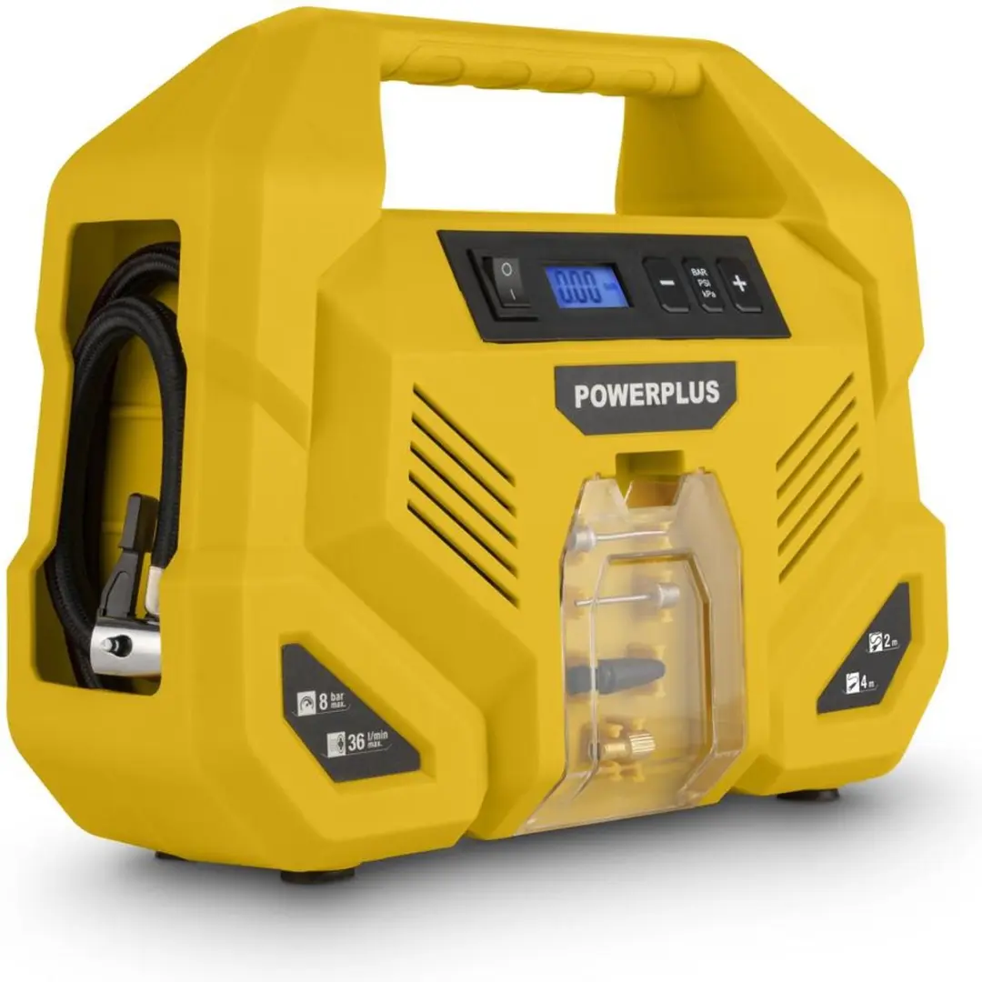 Powerplus POWX1707 Draagbare Luchtpomp 8 bar