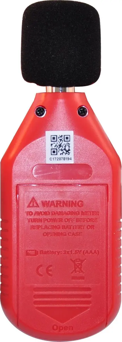 UNI-T UT353 Geluidsmeter 30-130dB - Rood