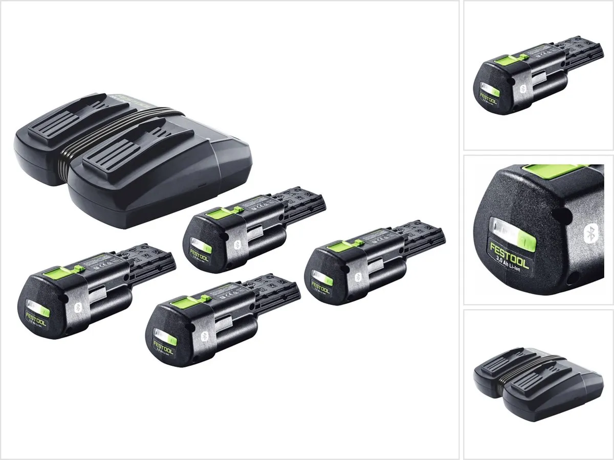Festool BP 18 Li 3,0 Ergo I Energieset 4x