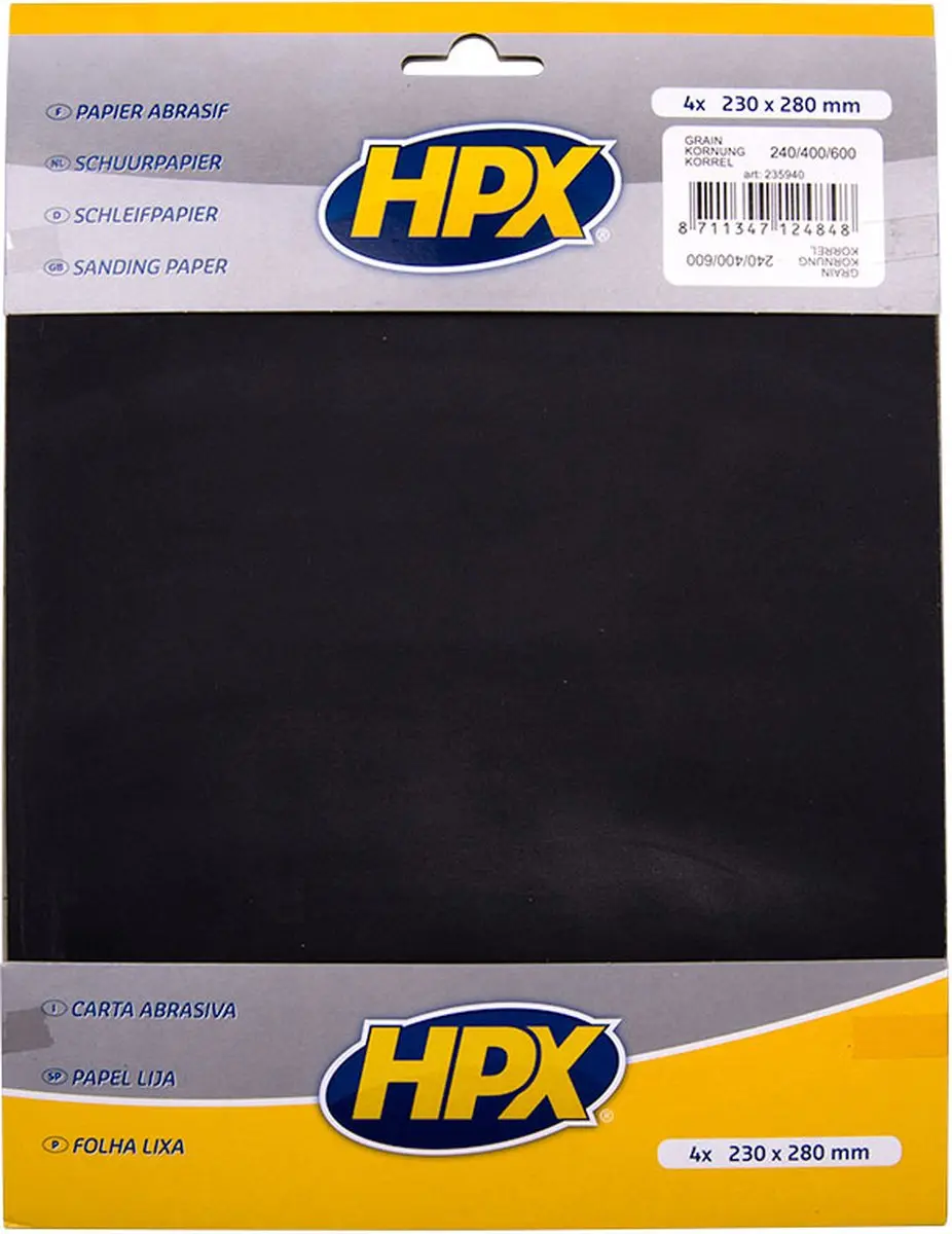 HPX Waterproof Schuurvellen Set P240/P400/P600
