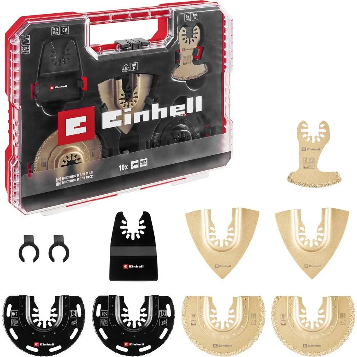 Einhell Multitoolset XLPlus-Case - 10-delig