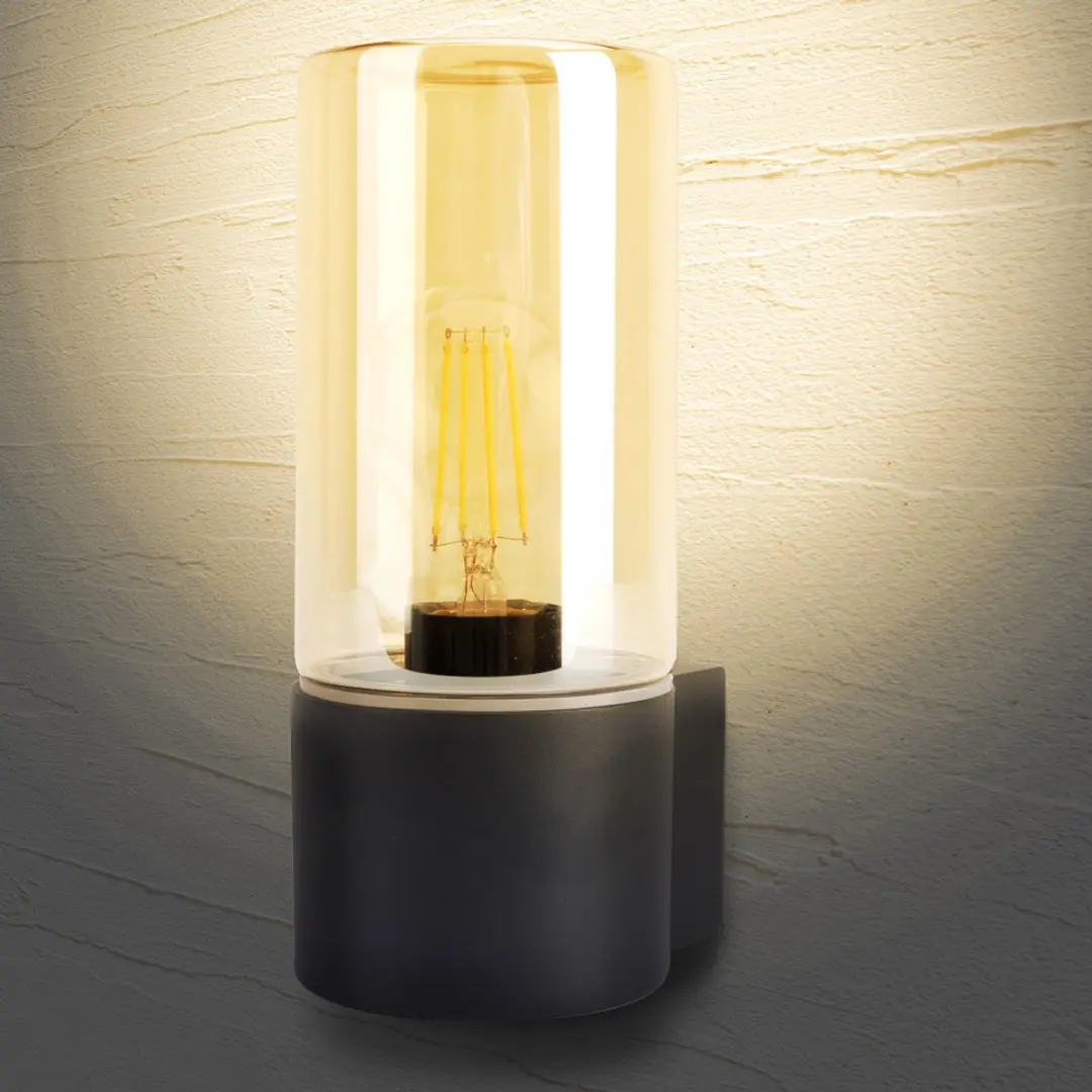 Integral Winchester Wandlamp Donkergrijs IP65