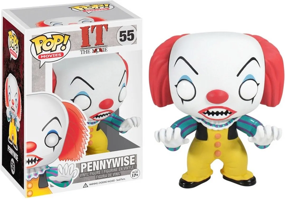 Funko POP! Pennywise #55 Horrorfiguur - 9cm - Multi