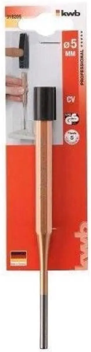 KWB Centerpunt Ø5mm 160mm - Goud