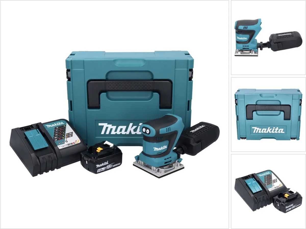Makita DBO 482 RT1J Accuschuurmachine 18V