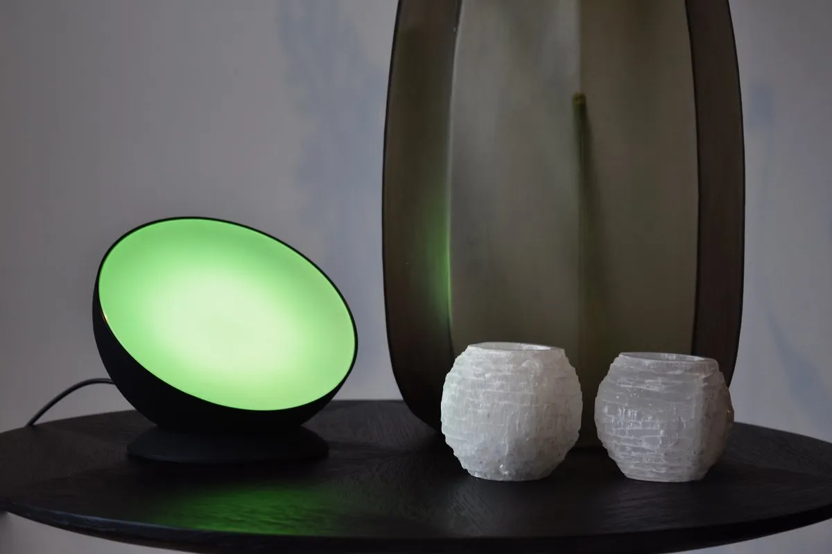 Calex Slimme LED Tafellamp RGBW - Zwart - afbeelding 6 van 6