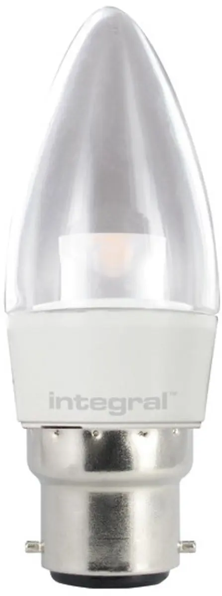 Integral LED Kaarslamp B22d 3.4W 250lm - Warm Wit