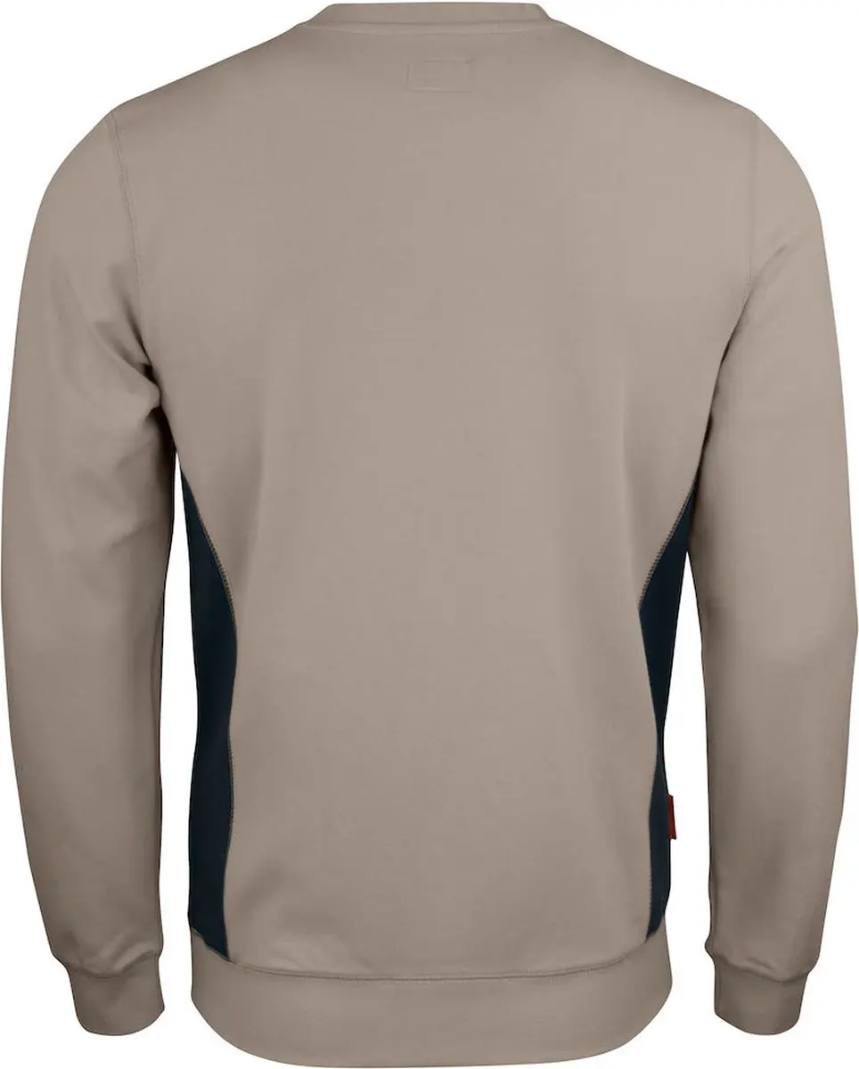 Jobman 5402 Roundneck Sweatshirt XXL - Khaki/Zwart