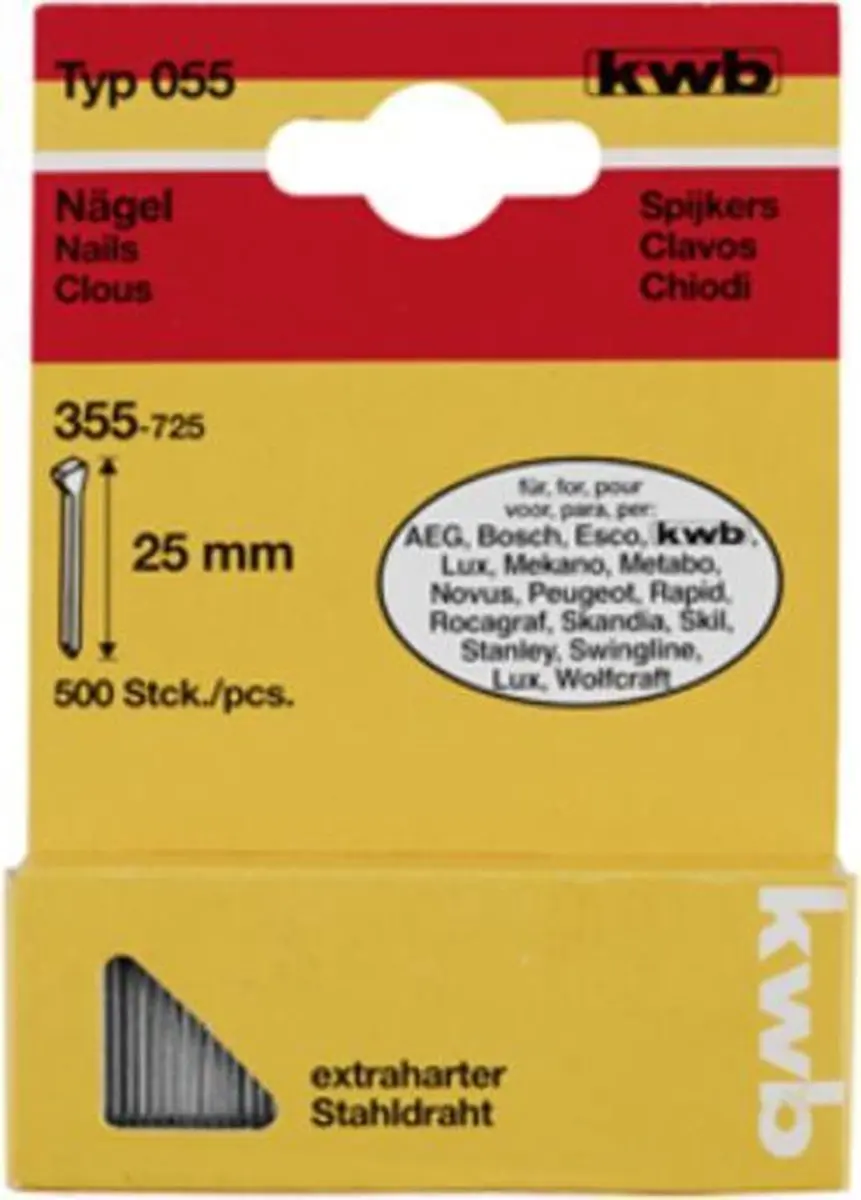 KWB Nagels Hard Type 055