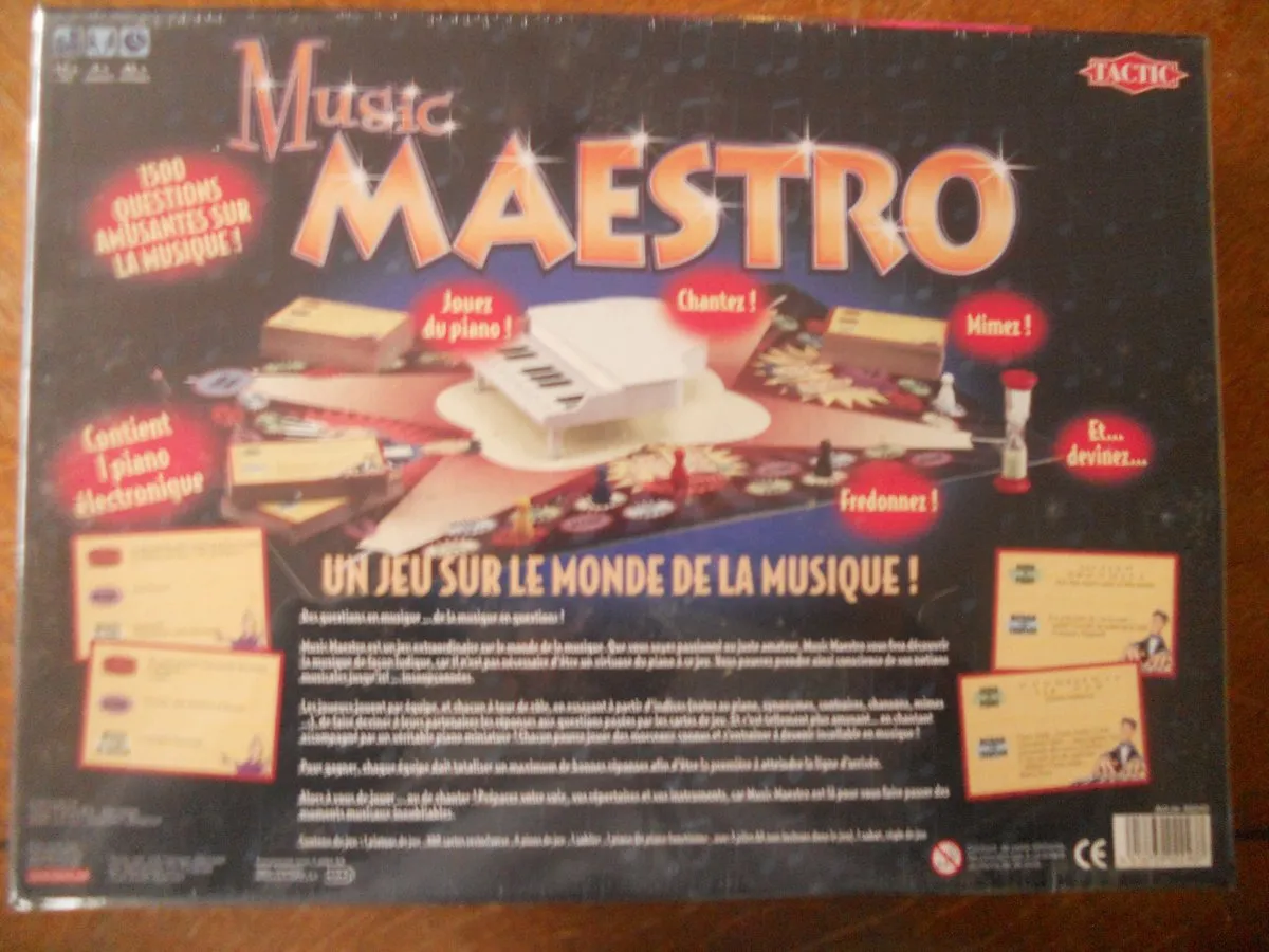 Tactic Music Maestro - 3 Potloodbatterijen - 4-6 Spelers
