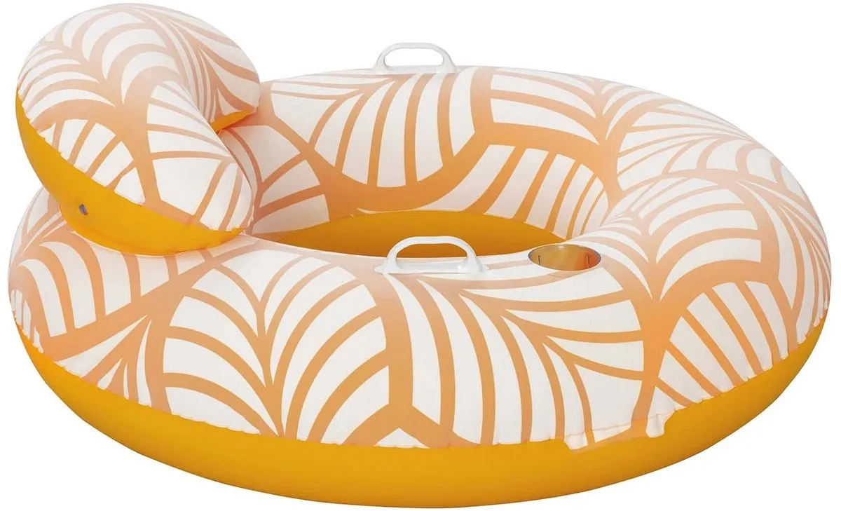 Bestway Comfort Plush Deluxe Zwemband 118cm - Oranje/Wit