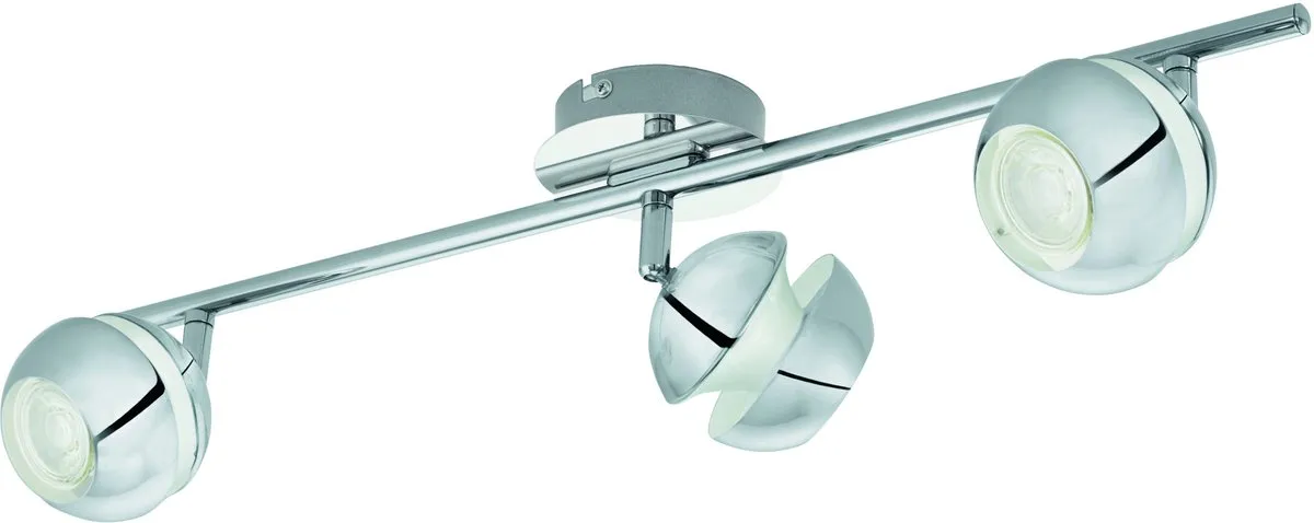 Eglo Nocito 1 Spot 2 Lichtpunten - Chroom/Wit